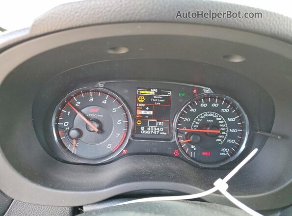 JF1VA2S65M9806908 2021 SUBARU WRX Black ხელსაწყოთა პანელის ხედი