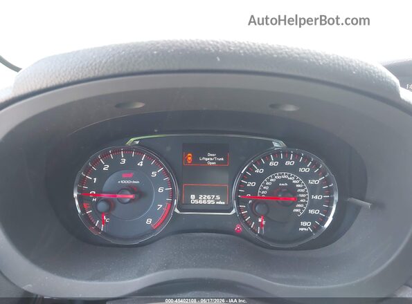 JF1VA2S67L9815401 2020 SUBARU WRX STI Gray Հետևի նստատեղերի տեսք