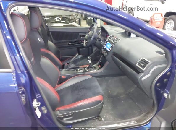 JF1VA2S68K9830231 2019 SUBARU WRX STI Blue Вид салону спереду