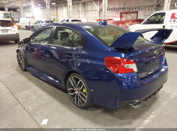 JF1VA2S68K9830231 2019 SUBARU WRX STI Blue Задня ліва чверть