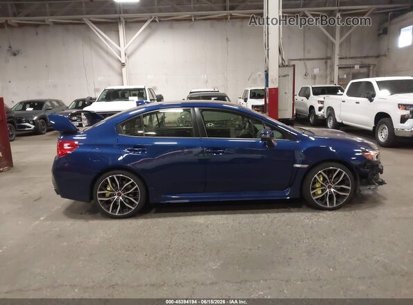 JF1VA2S68K9830231 2019 SUBARU WRX STI Blue Вид задньої частини салону