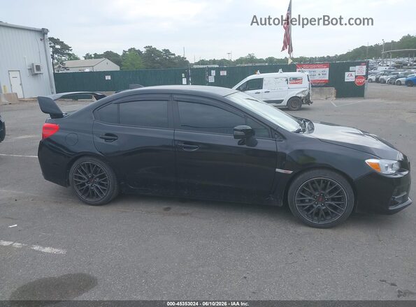 JF1VA2V60H9814464 2017 SUBARU WRX STI Black Widok wnętrza z tyłu