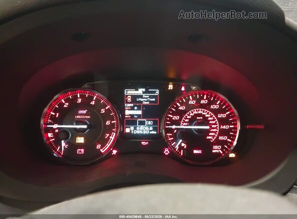 JF1VA2V69G9816471 2016 SUBARU WRX STI Black Widok tylnych siedzeń