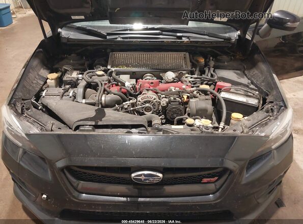 JF1VA2V69G9816471 2016 SUBARU WRX STI Black Widok z tyłu