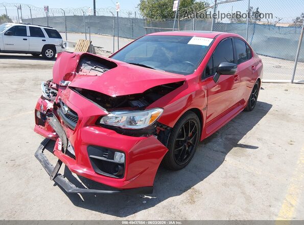 JF1VA2Z61G9835252 2016 SUBARU WRX STI Красный Передняя левая четверть