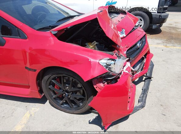 JF1VA2Z61G9835252 2016 SUBARU WRX STI Красный Вид щитка приборов