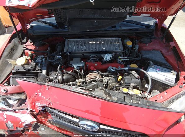 JF1VA2Z61G9835252 2016 SUBARU WRX STI Красный Вид сзади