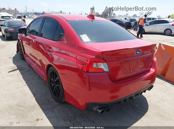 JF1VA2Z61G9835252 2016 SUBARU WRX STI Красный Задняя левая четверть