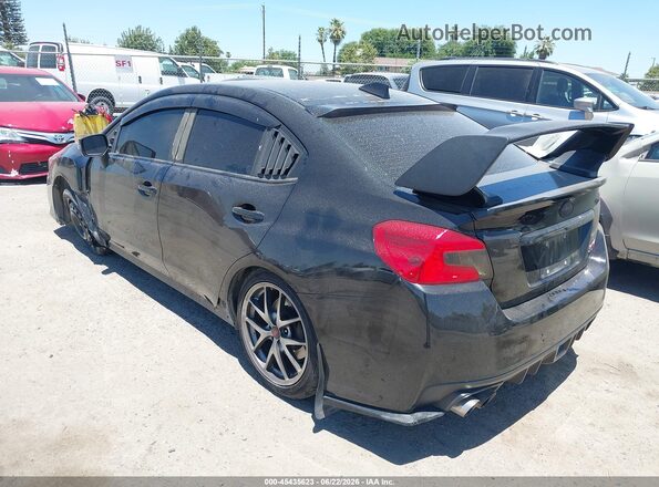 JF1VA2Z65G9811875 2016 SUBARU WRX STI Черный Задняя левая четверть