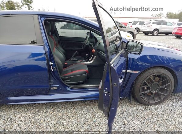 JF1VA2Z6XG9833662 2016 SUBARU WRX STI Blue Widok wnętrza z przodu