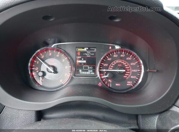JF1VA2Z6XG9833662 2016 SUBARU WRX STI Blue Widok tylnych siedzeń