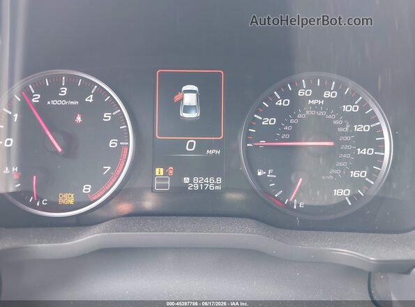 JF1VBAA64P9801597 2023 SUBARU WRX White Widok tylnych siedzeń