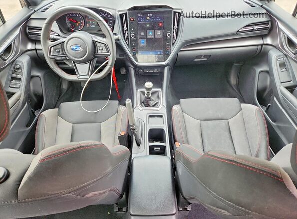 JF1VBAB61R9816379 2024 SUBARU WRX Charcoal Вид панелі приладів