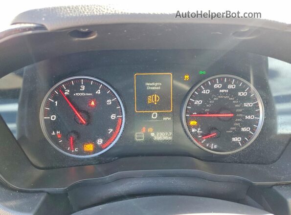 JF1VBAF60P9805820 2023 SUBARU WRX Синий Вид щитка приборов