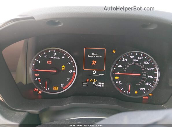 JF1VBAF60P9822116 2023 SUBARU WRX Серебряный Вид задних сидений