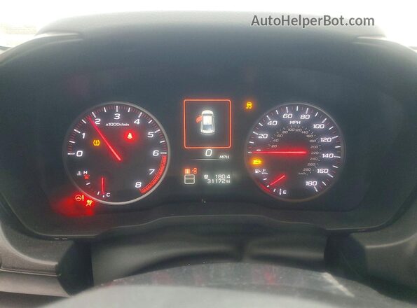 JF1VBAF62N9030949 2022 SUBARU WRX Белый Вид щитка приборов