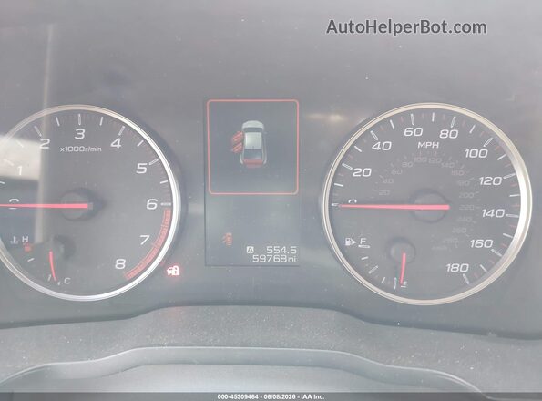 JF1VBAF62N9032913 2022 SUBARU WRX Gray უკანა სავარძლების ხედი