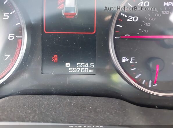 JF1VBAF62N9032913 2022 SUBARU WRX Gray სალონის 360-გრადუსიანი ხედი