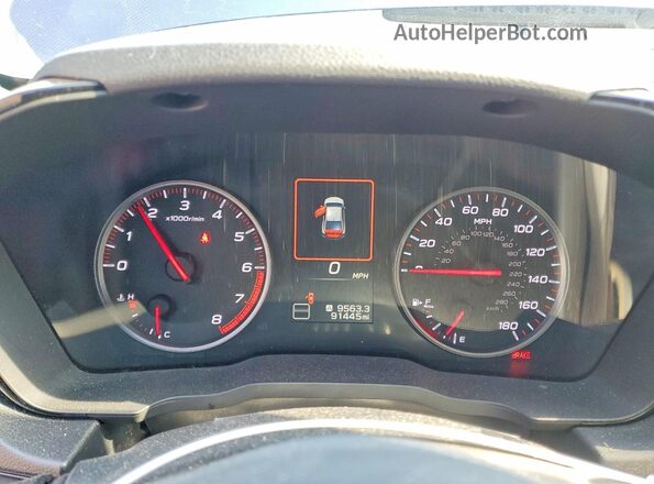JF1VBAF67P9804700 2023 SUBARU WRX Blue Սարքավորումների վահանակի տեսք