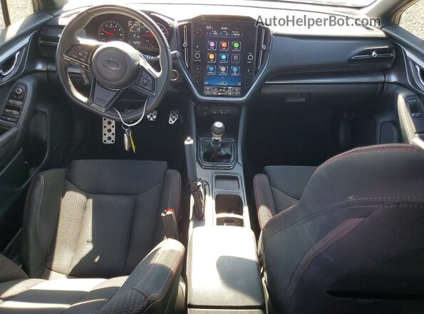 JF1VBAF69N9006650 2022 SUBARU WRX Black Vista del salpicadero