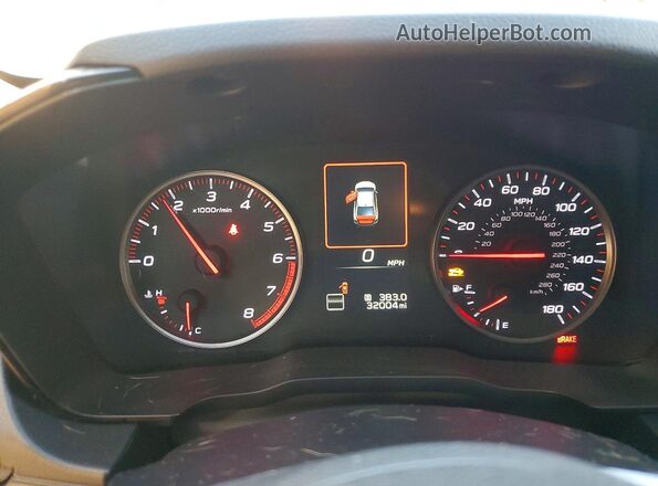 JF1VBAF6XP9802889 2023 SUBARU WRX Blue Widok zestawu wskaźników
