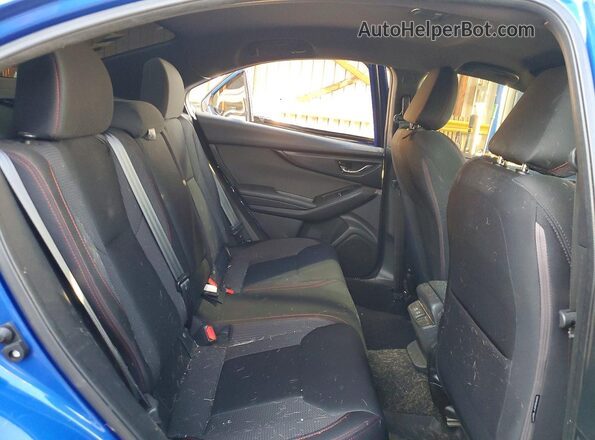 JF1VBAF6XP9802889 2023 SUBARU WRX Blue Widok tylnych siedzeń