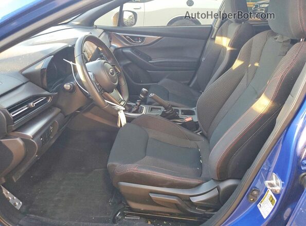 JF1VBAF6XP9802889 2023 SUBARU WRX Blue Widok wnętrza z przodu