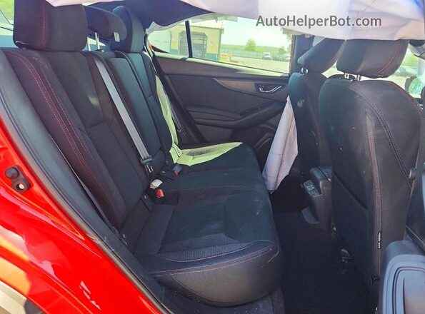JF1VBAH60R9807907 2024 SUBARU WRX Red Widok tylnych siedzeń
