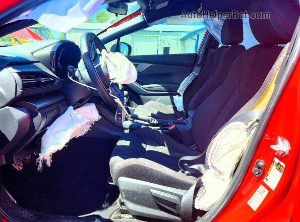 JF1VBAH60R9807907 2024 SUBARU WRX Red Widok wnętrza z przodu