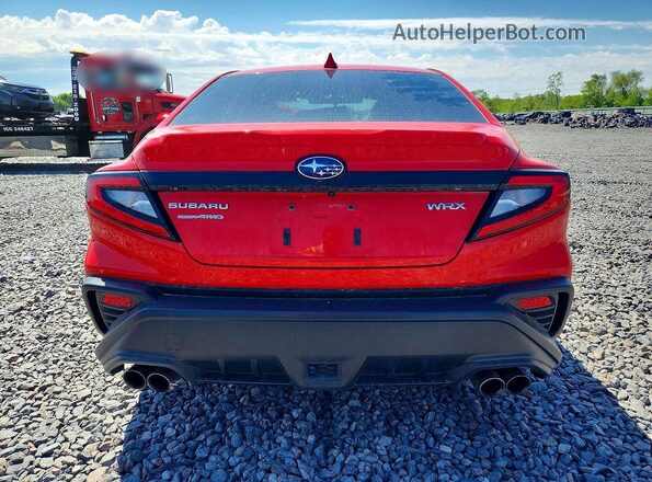 JF1VBAH60R9807907 2024 SUBARU WRX Red Widok z tyłu