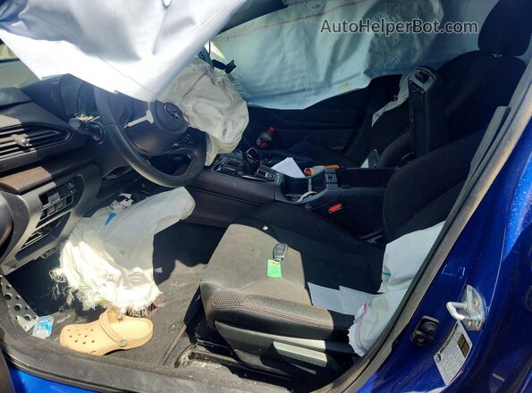 JF1VBAH64S8800454 2025 SUBARU WRX Blue Widok wnętrza z przodu