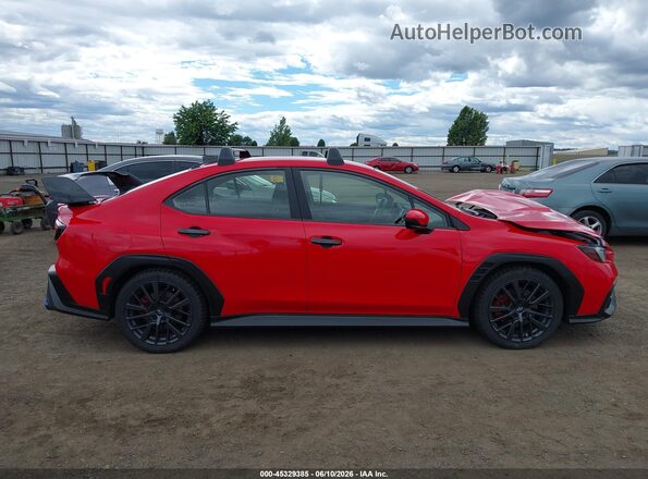JF1VBAH6XN8014789 2022 SUBARU WRX Красный Вид задней части салона