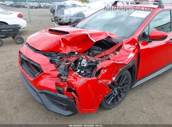 JF1VBAH6XN8014789 2022 SUBARU WRX Красный Вид спереди