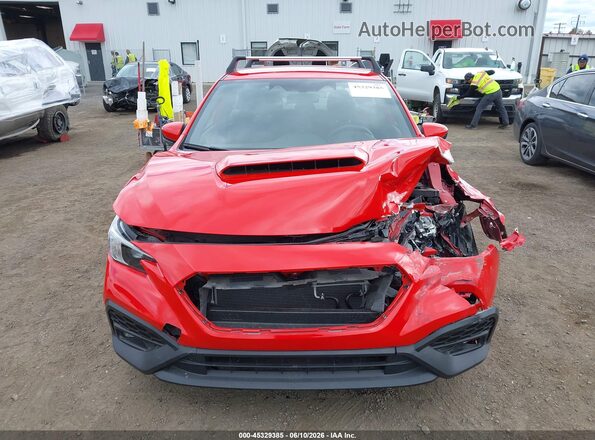 JF1VBAH6XN8014789 2022 SUBARU WRX Красный Вид щитка приборов