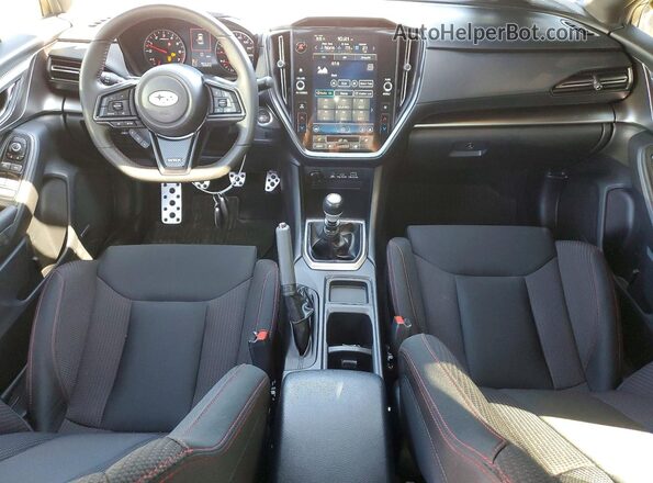 JF1VBAH6XR9805212 2024 SUBARU WRX White Dashboard view