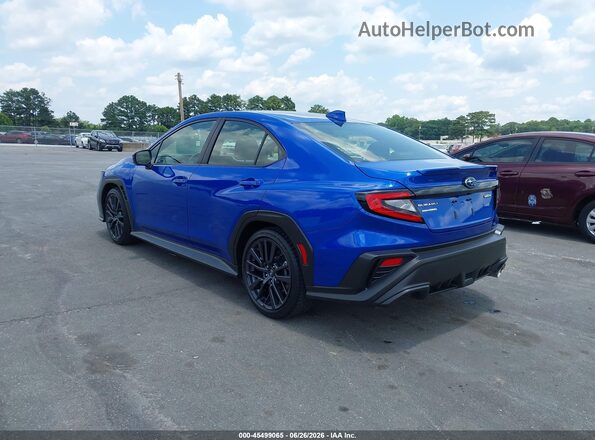 JF1VBAH6XR9819403 2024 SUBARU WRX Blue Trasero izquierdo