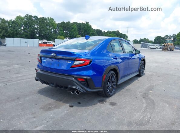 JF1VBAH6XR9819403 2024 SUBARU WRX Blue Trasero derecho