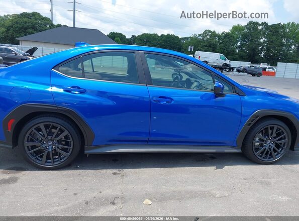JF1VBAH6XR9819403 2024 SUBARU WRX Blue Vista interior trasera