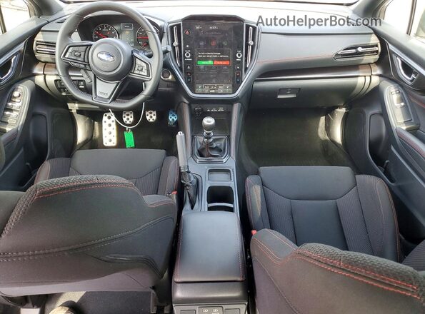 JF1VBAH6XS9808259 2025 SUBARU WRX White Widok deski rozdzielczej