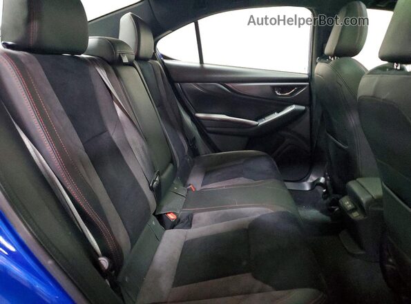 JF1VBAL63N9016840 2022 SUBARU WRX Blue Вид задніх сидінь