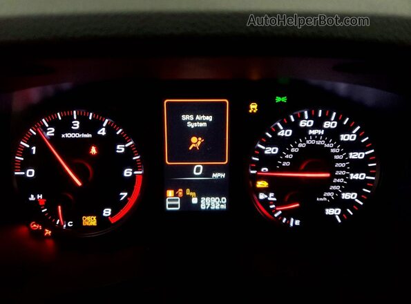 JF1VBAL68P9808310 2023 SUBARU WRX Gray ხელსაწყოთა პანელის ხედი