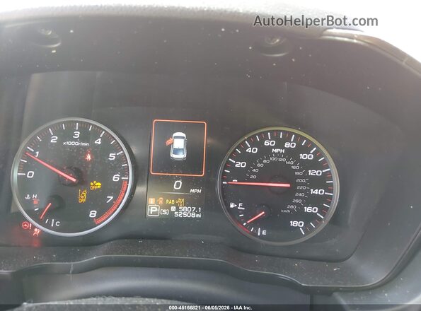 JF1VBAN63P8802708 2023 SUBARU WRX Red Widok tylnych siedzeń