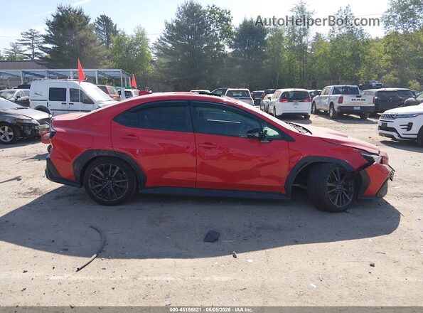JF1VBAN63P8802708 2023 SUBARU WRX Red Widok wnętrza z tyłu