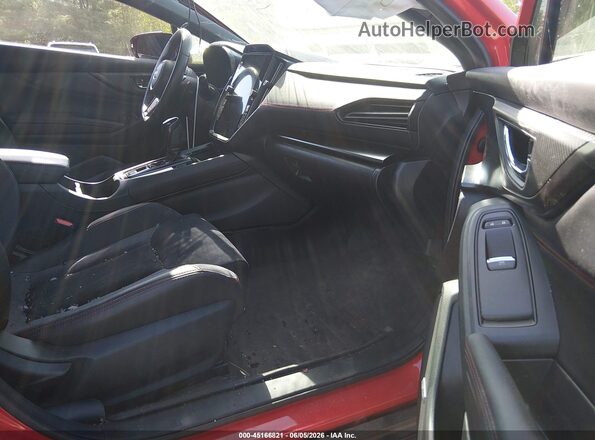 JF1VBAN63P8802708 2023 SUBARU WRX Red Widok wnętrza z przodu