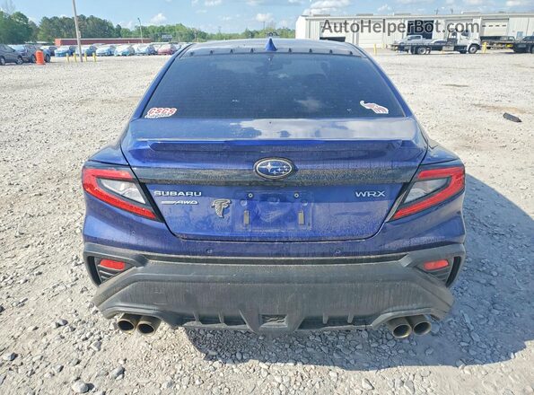 JF1VBAN64N8013030 2022 SUBARU WRX Синий Вид сзади