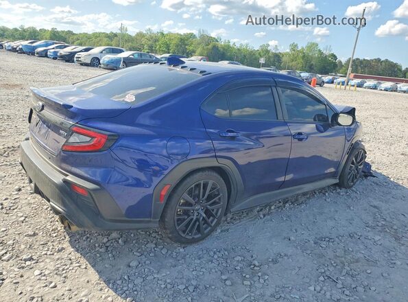 JF1VBAN64N8013030 2022 SUBARU WRX Синий Задняя правая четверть
