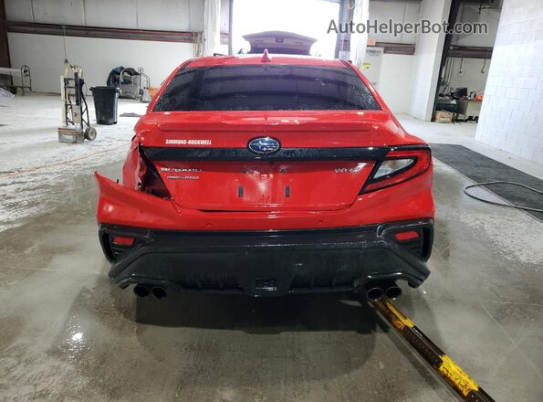 JF1VBAN67P8820810 2023 SUBARU WRX Red Vista trasera