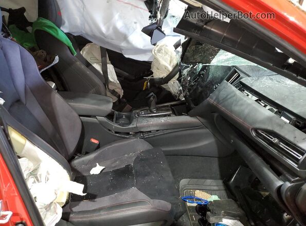 JF1VBAN67P8820810 2023 SUBARU WRX Red Vista interior delantera