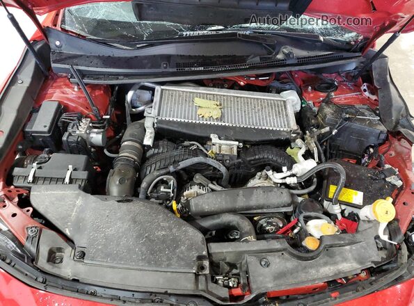 JF1VBAN67P8820810 2023 SUBARU WRX Red Vista interior trasera