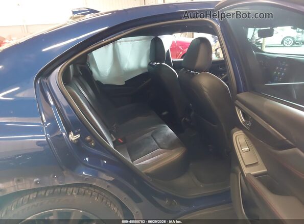 JF1VBAN68N8005402 2022 SUBARU WRX Blue Vista de la etiqueta del VIN